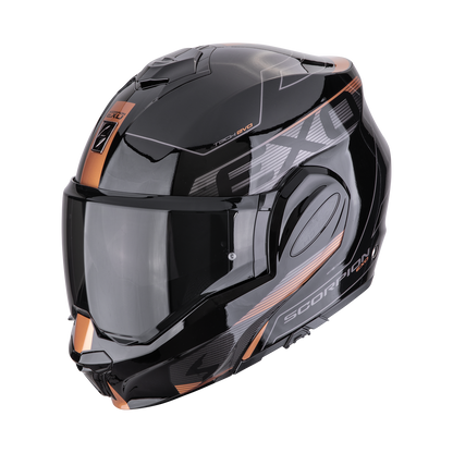 CASCO SCORPION EXO-TECH EVO TRAVELLER Black-Copper SKU:118-478-354-0#