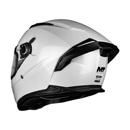 CASCO MT BRAKER SV PURE A0 BRILLO S +PANTALLA OSCURA SKU: 134600PA010#VO