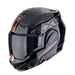 CASCO SCORPION EXO-TECH EVO TRAVELLER Black-Copper SKU:118-478-354-0#