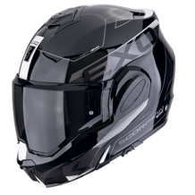CASCO SCORPION EXO-TECH EVO TRAVELLER Black-White  SKU:118-478-55-0#
