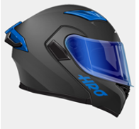CASCO HRO 3400 EVO SOLID NEGRO/AZUL SKU:H3400EVSONGAZA-#
