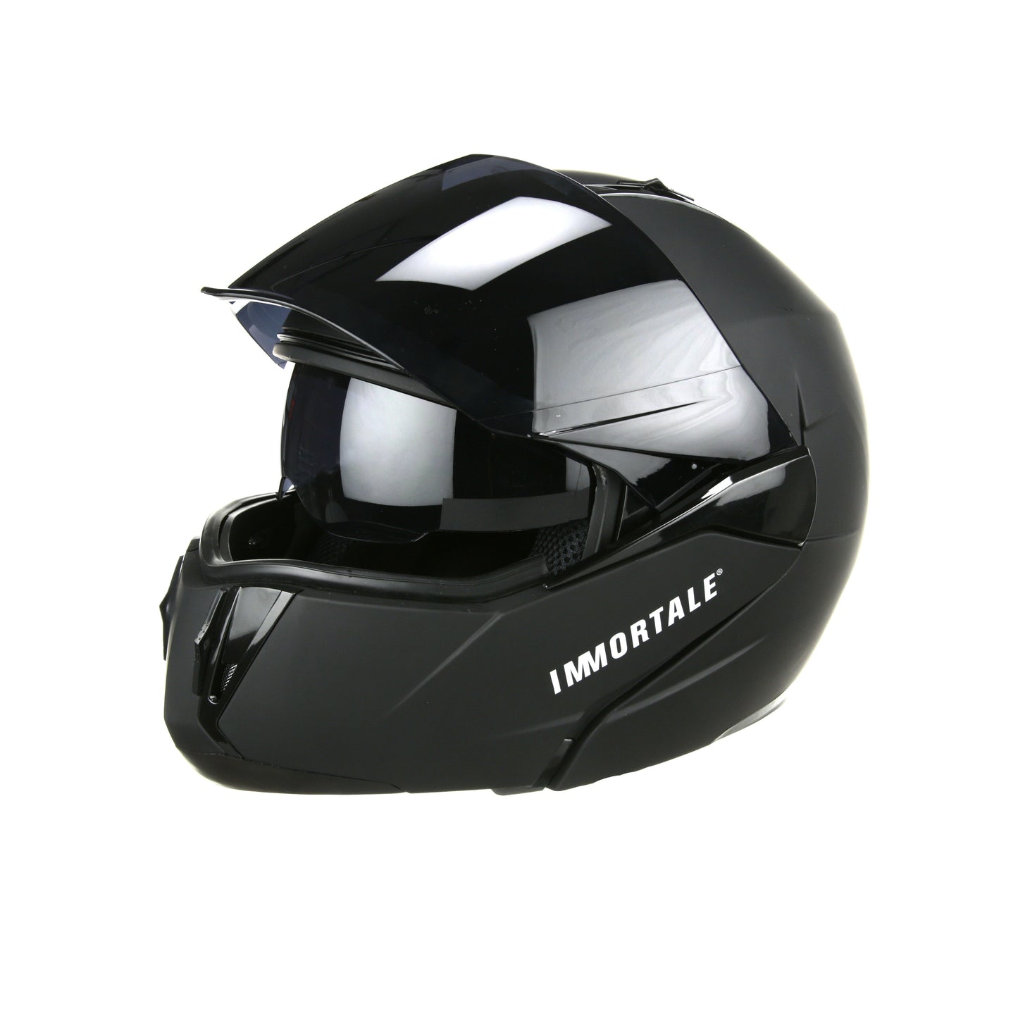 CASCO IMMORTALE ROBIN | VISOR NEGRO | SKU: IMROBBLKM-#