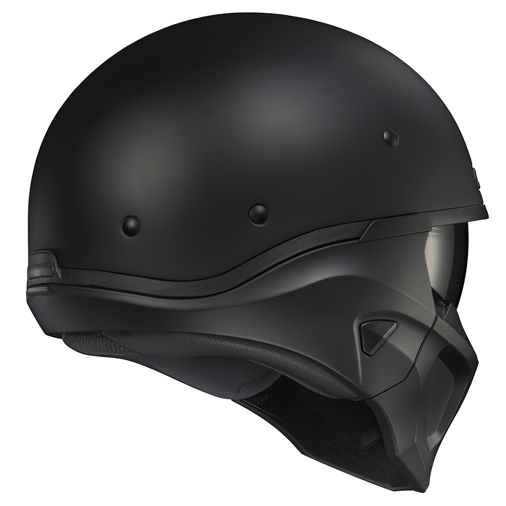 CASCO SCORPION COVERT 2 OPEN-FACE NEGRO MATE | SKU: 75-2296#