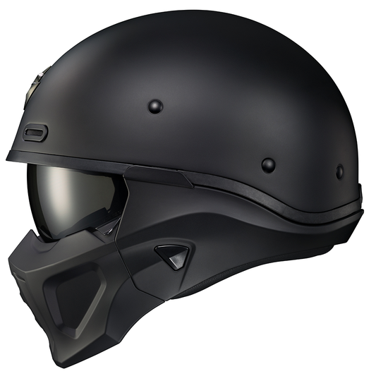CASCO SCORPION COVERT 2 OPEN-FACE NEGRO MATE | SKU: 75-2296#