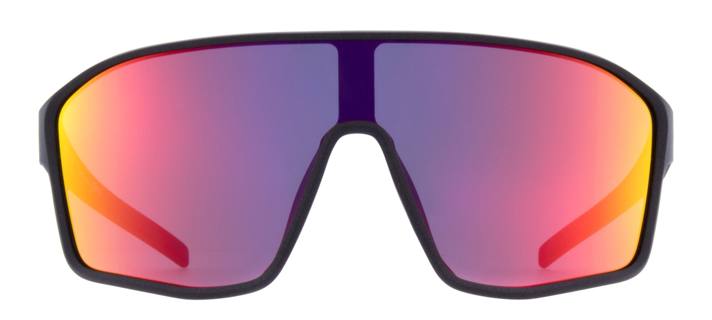GAFAS REDBULL SPECT EYEWEAR DAFT-008 NEGRO /  LENTE MORADO CON ESPEJO ROJO | SKU: DAFT-008#: