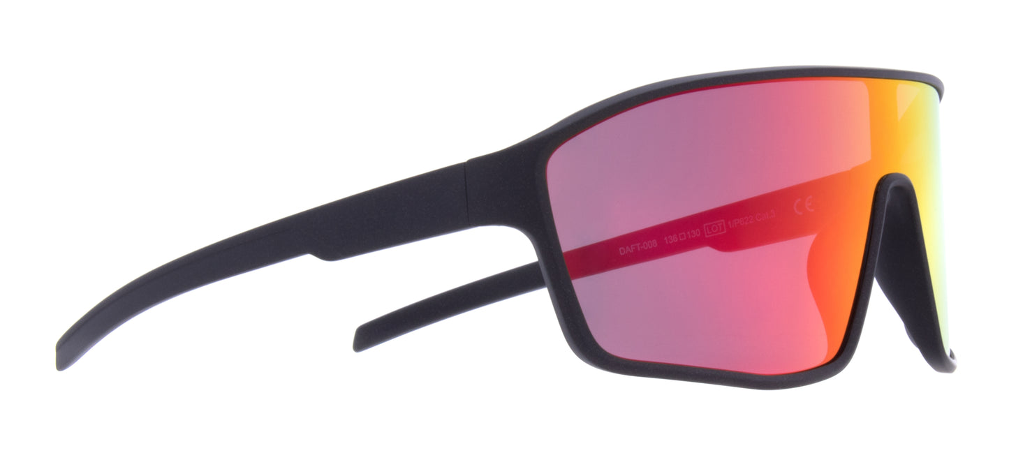 GAFAS REDBULL SPECT EYEWEAR DAFT-008 NEGRO /  LENTE MORADO CON ESPEJO ROJO | SKU: DAFT-008#: