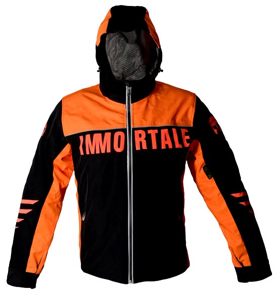 CHAMARRA IMMORTALE URBAN | Black/Orange | SKU: IMURORG-#