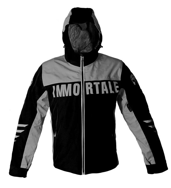 CHAMARRA IMMORTALE URBAN | BLACK/GREY | SKU: IMURBGR-#