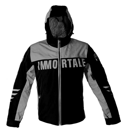 CHAMARRA IMMORTALE URBAN | BLACK/GREY | SKU: IMURBGR-#
