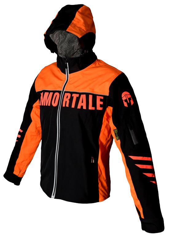 CHAMARRA IMMORTALE URBAN | Black/Orange | SKU: IMURORG-#