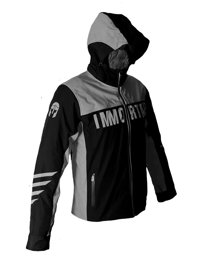 CHAMARRA IMMORTALE URBAN | BLACK/GREY | SKU: IMURBGR-#