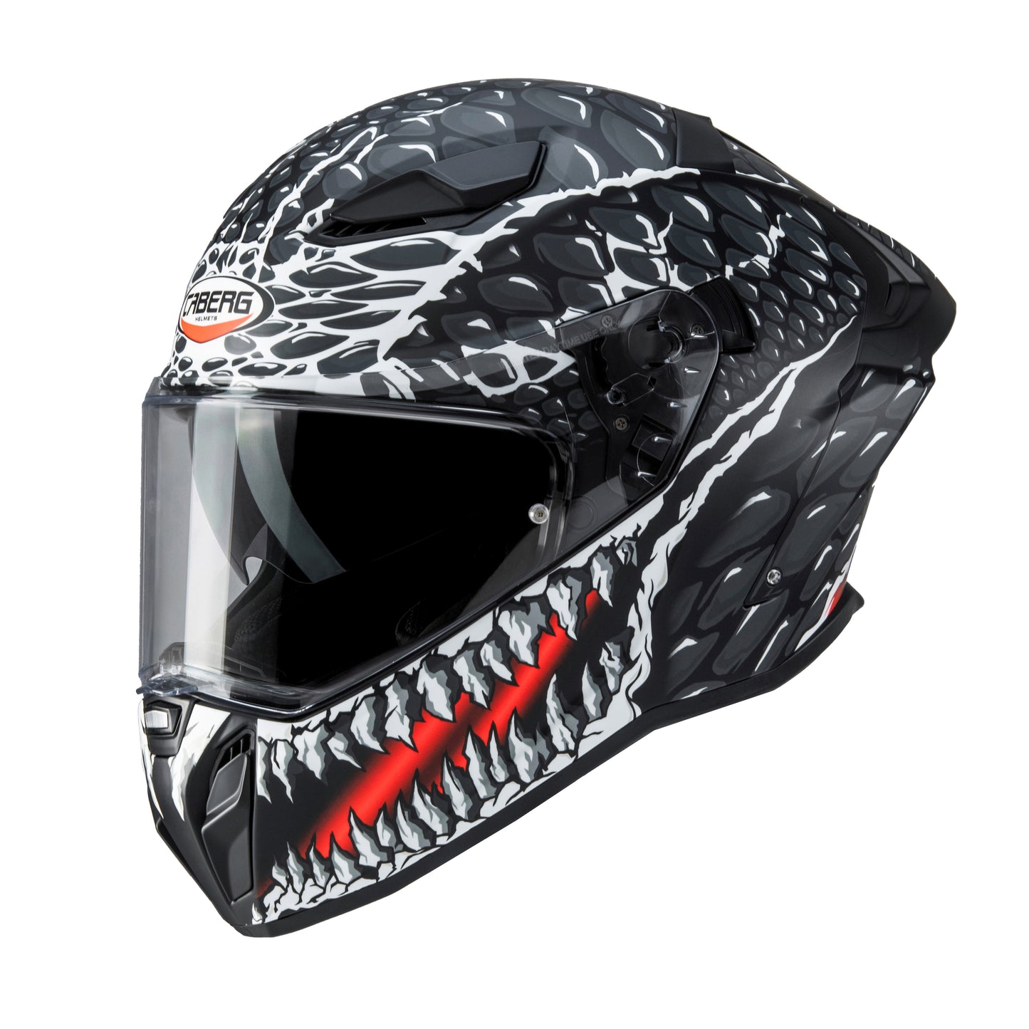 CASCO CABERG DRIFT EVO II CROK MATT BLACK / ANTHRACITE / RED SKU: C2RD60H9##