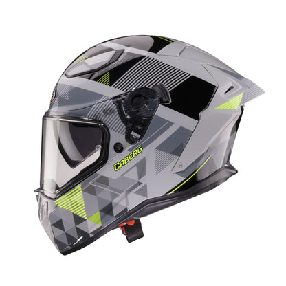 CASCO CABERG DRIFT EVO II PRISM GREY/BLACK/YELLOW FLUO SKU: C2RY60R2##