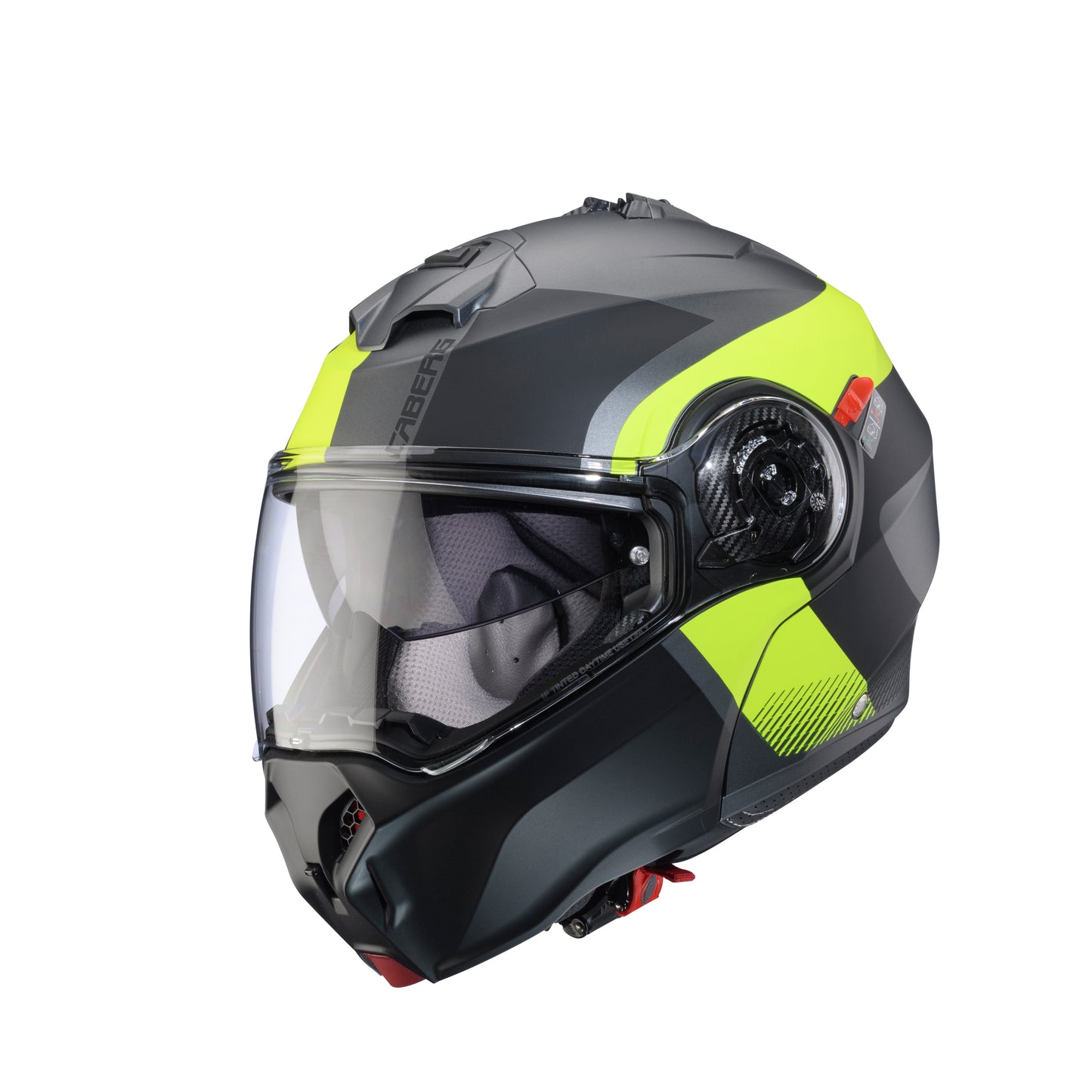 CASCO CABERG DUKE EVO INDY MATT GUN METAL/YELLOW FLUO/BLACK SKU: C0KD60L1##