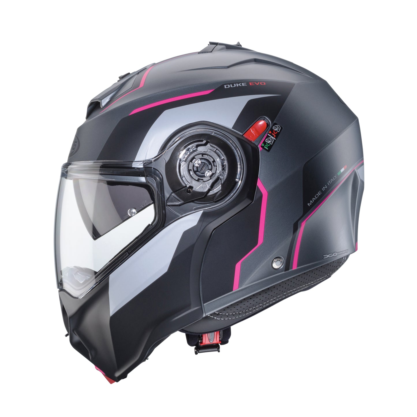 CASCO CABERG DUKE EVO MOVE MATT GUN METAL / BLACK / FUCHSIA SKU: C0KB60M1##