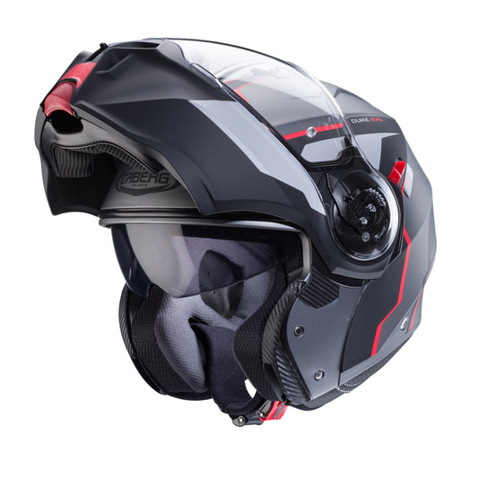 CASCO CABERG DUKE EVO MOVE MATT GUN METAL / BLACK / RED  SKU: C0KB60L2##