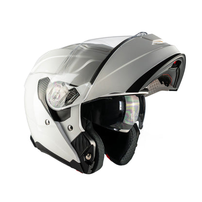 CASCO MT EXODUS SV PURE BLANCO A0 BRILLO SKU:136400PA010#