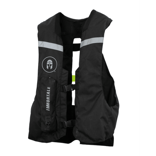 CHALECO PROTECTOR CON BOLSA DE AIRE HI-VIZ / INCLUYE TANQUE CO2 | SKU: AIRVESTHIVIZ-#