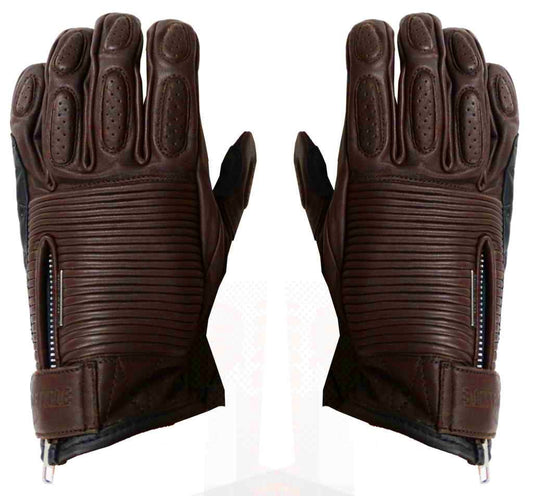 GUANTES HERITAGE CAFÉ | SKU: GL-98-BW-#
