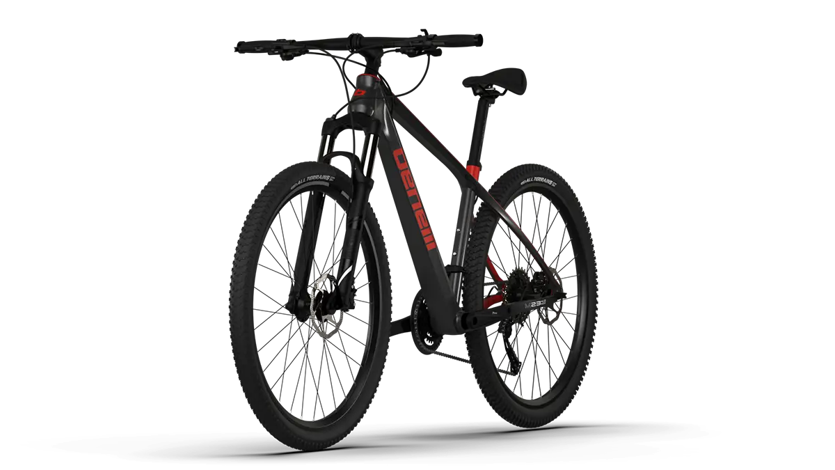 Bicicleta Benelli M23 4.0 ADV CARB 29 | DARK GREY RED | SKU: BBM234ADCB29GRRD#