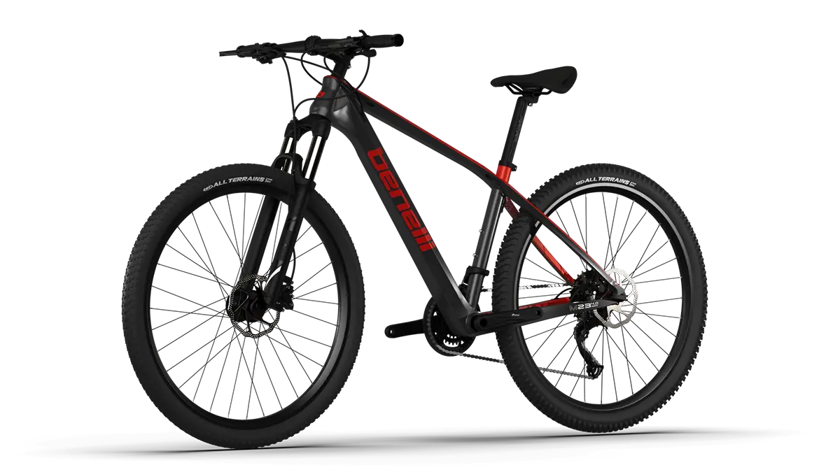 Bicicleta Benelli M23 4.0 ADV CARB 29 | DARK GREY RED | SKU: BBM234ADCB29GRRD#