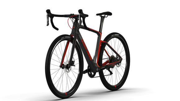 Bicicleta Benelli G23 1.0 PRO CARB DISK DARK | GREY  RED | SKU: BBG231PRCB29GRRD#
