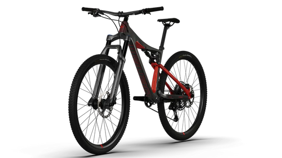 Bicicleta Benelli M23 3.0 EXP CARB 29 FS | DARK GREY RED | SKU: BBM234EXCB29FGRRD#
