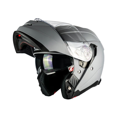 CASCO MT EXODUS SV SOLIDO A12 GRIS MATE | SKU: 13640000122#