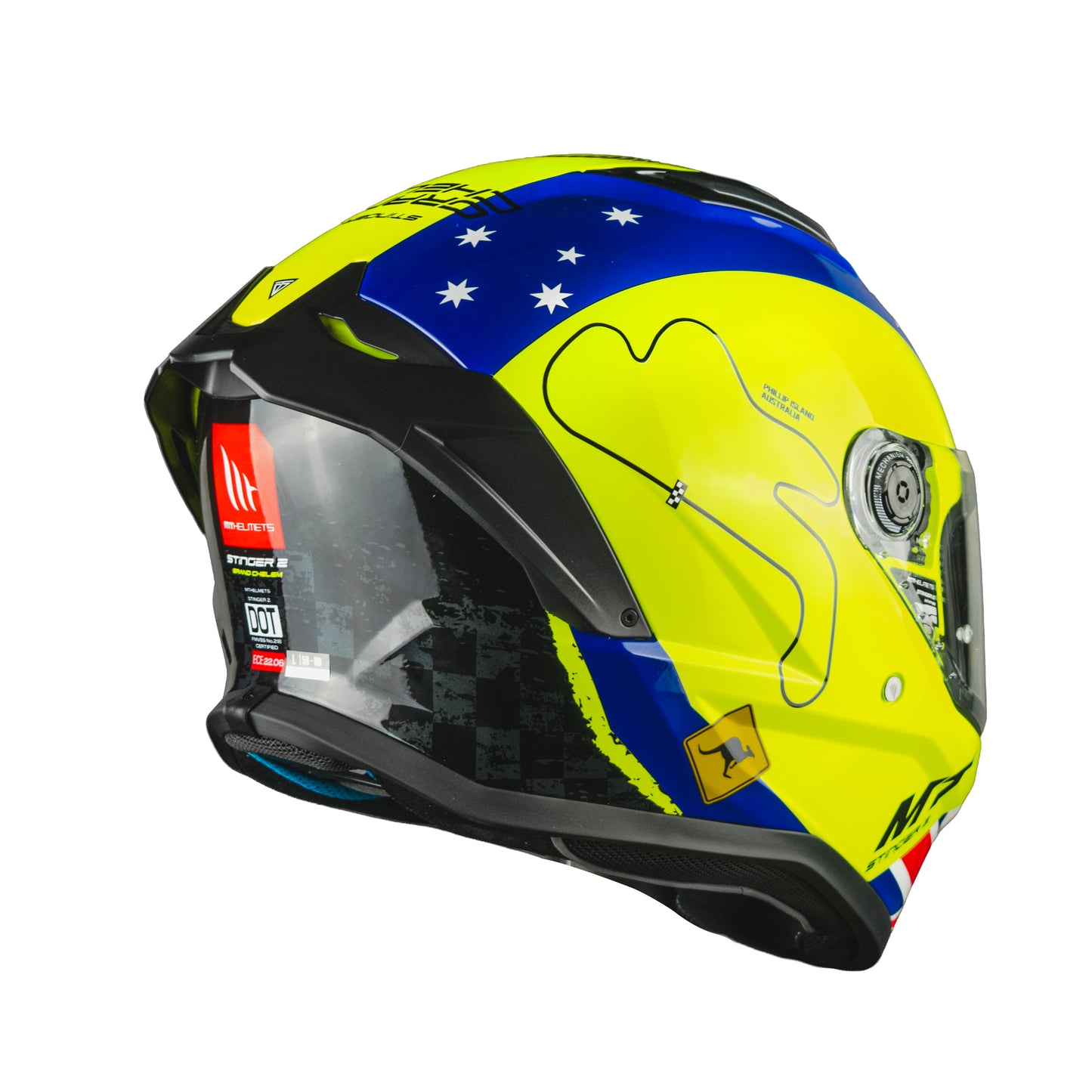 CASCO MT FF126 STINGER 2 GRAND CHELEM C3 BRILLO  | SKU: 1334C59C31#