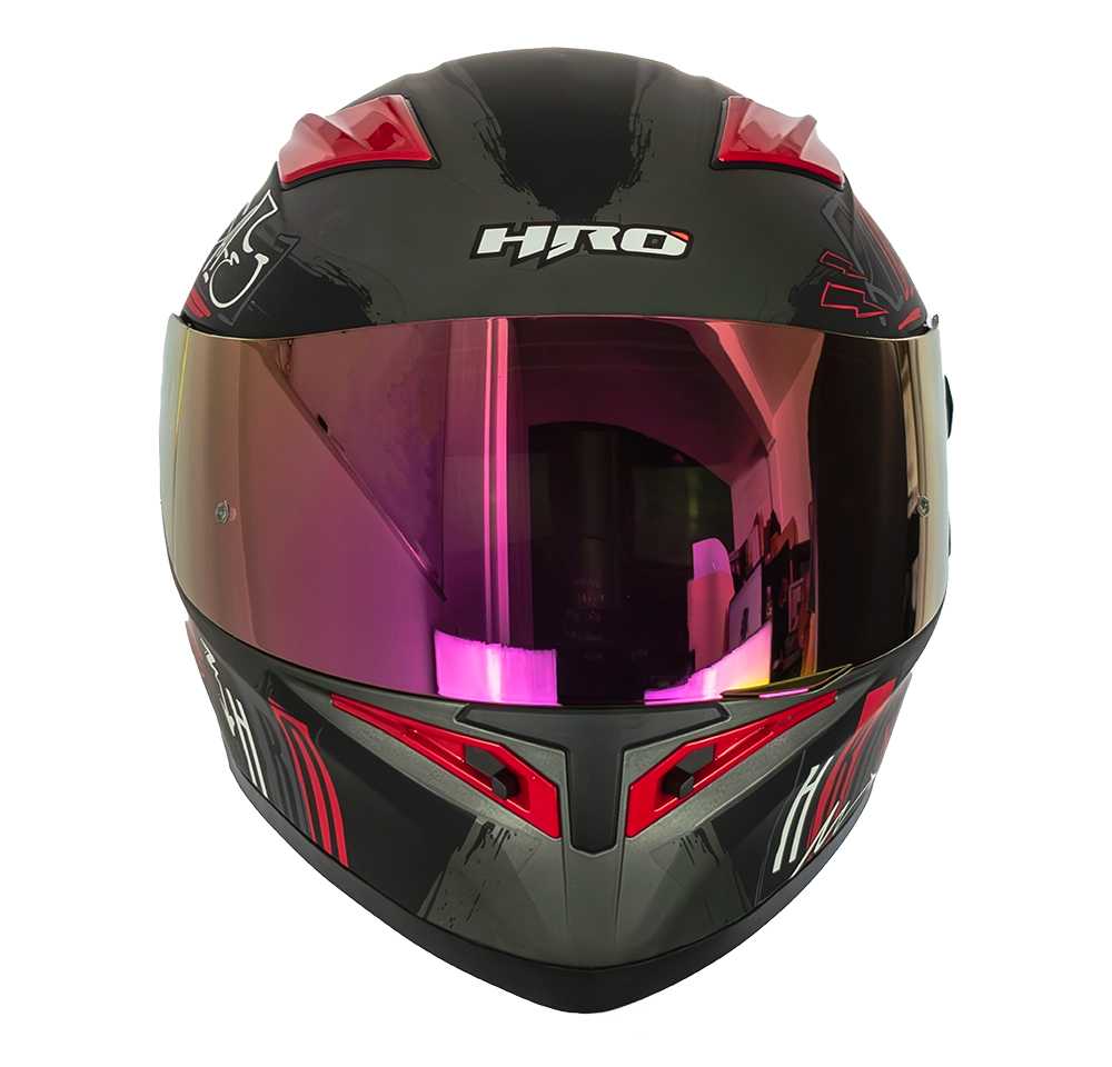 CASCO HRO 514 EVO GRUNGE INTEGRAL GRIS/NARANJA | SKU: H514EVGRGN-#