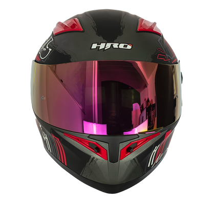 CASCO HRO 514 EVO GRUNGE INTEGRAL GRIS/NARANJA | SKU: H514EVGRGN-#