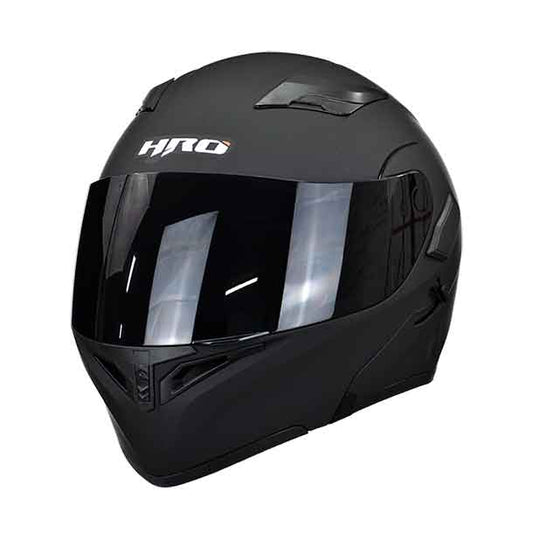 CASCO HRO 3400 SOLID NEGRO LUZ STOP VISOR SMOKE SKU:HRO-3400-EANMGR-#