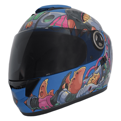 CASCO IMMORTALE DRAGO  VISOR SMOKE MULTI | SKU: IMDRAGPURPVS-#