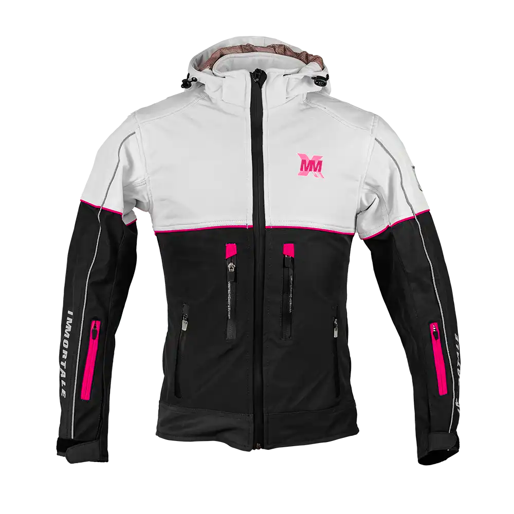 CHAMARRA IMMORTALE SIRELIA NEGRO/ROSA/BLANCO | SKU: IMSIRWPK-#