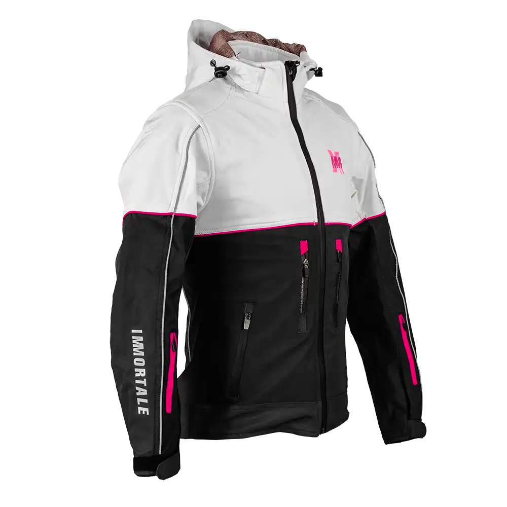 CHAMARRA IMMORTALE SIRELIA NEGRO/ROSA/BLANCO | SKU: IMSIRWPK-#