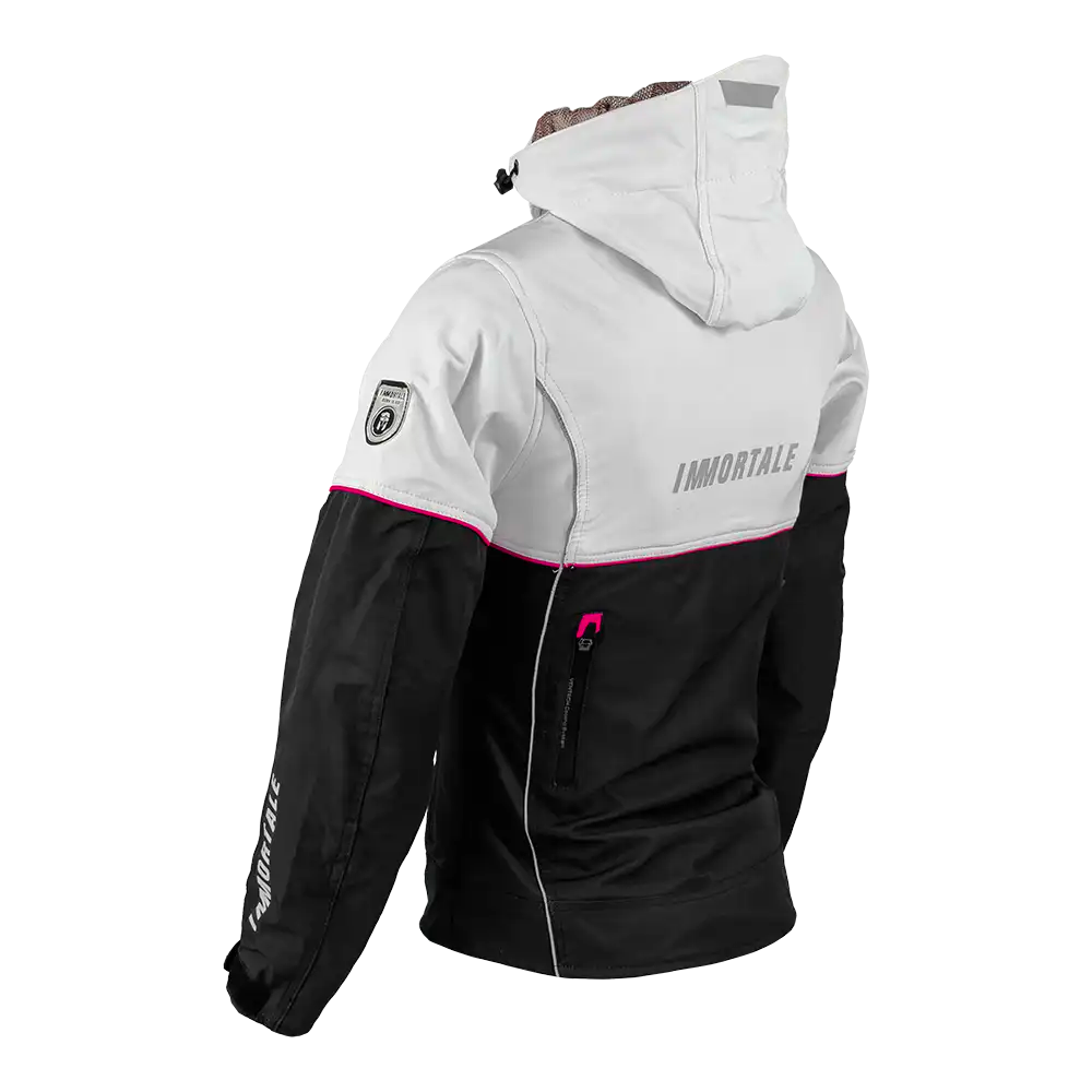 CHAMARRA IMMORTALE SIRELIA NEGRO/ROSA/BLANCO | SKU: IMSIRWPK-#