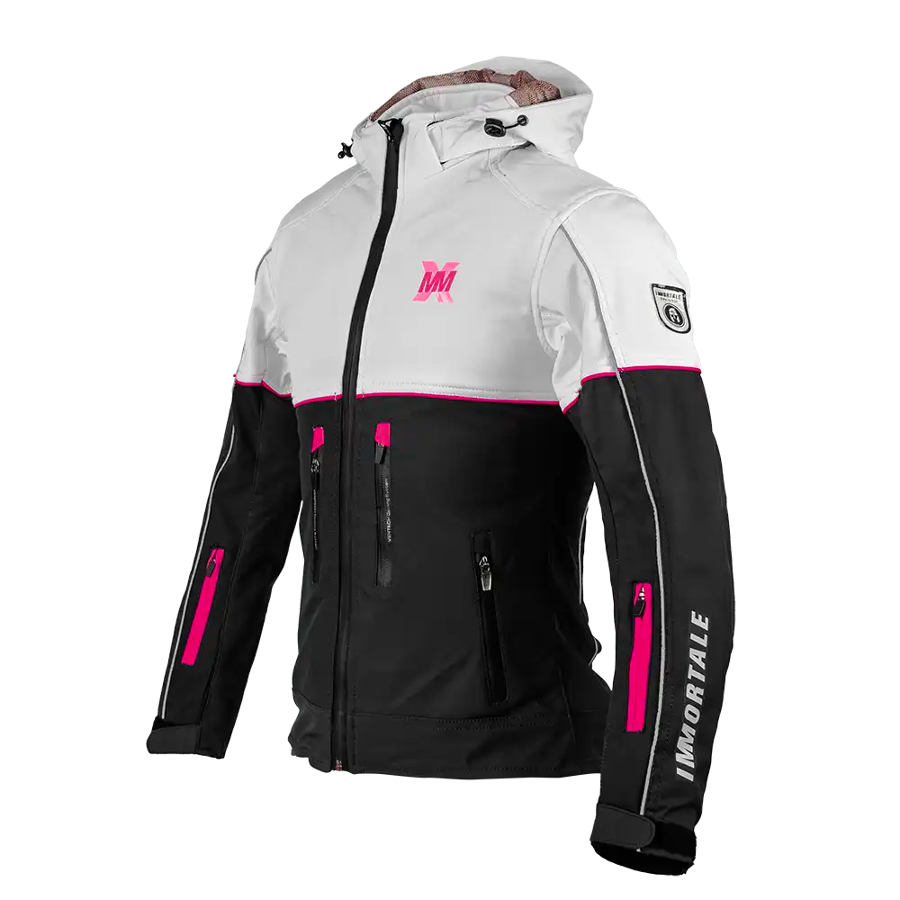 CHAMARRA IMMORTALE SIRELIA NEGRO/ROSA/BLANCO | SKU: IMSIRWPK-#