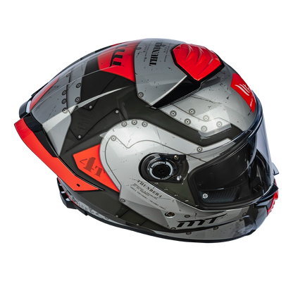 CASCO MT THUNDER 4 SV CHEEP B5 ROJO BRILLO | SKU: 1308929151-#
