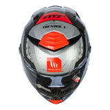 CASCO MT THUNDER 4 SV CHEEP B5 ROJO BRILLO | SKU: 1308929151-#