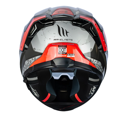CASCO MT THUNDER 4 SV CHEEP B5 ROJO BRILLO | SKU: 1308929151-#
