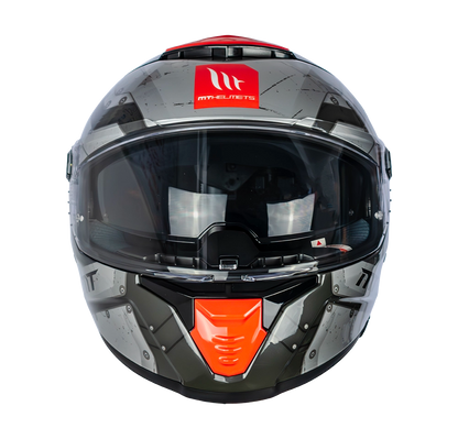 CASCO MT THUNDER 4 SV CHEEP B5 ROJO BRILLO | SKU: 1308929151-#