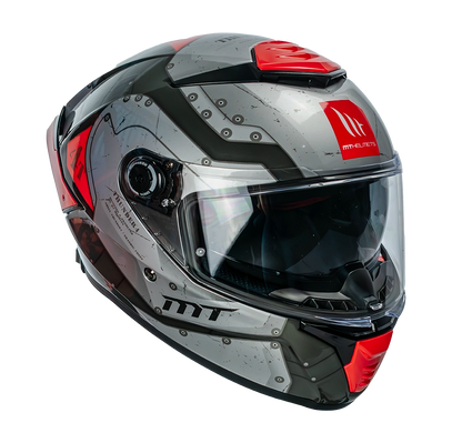 CASCO MT THUNDER 4 SV CHEEP B5 ROJO BRILLO | SKU: 1308929151-#