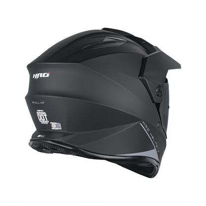 CASCO MX340 DV SOLIDO NEGRO MATE VISOR OSCURO SKU:HMX340SOMNEOS-#