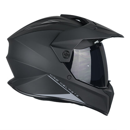 CASCO MX340 DV SOLIDO NEGRO MATE VISOR OSCURO SKU:HMX340SOMNEOS-#