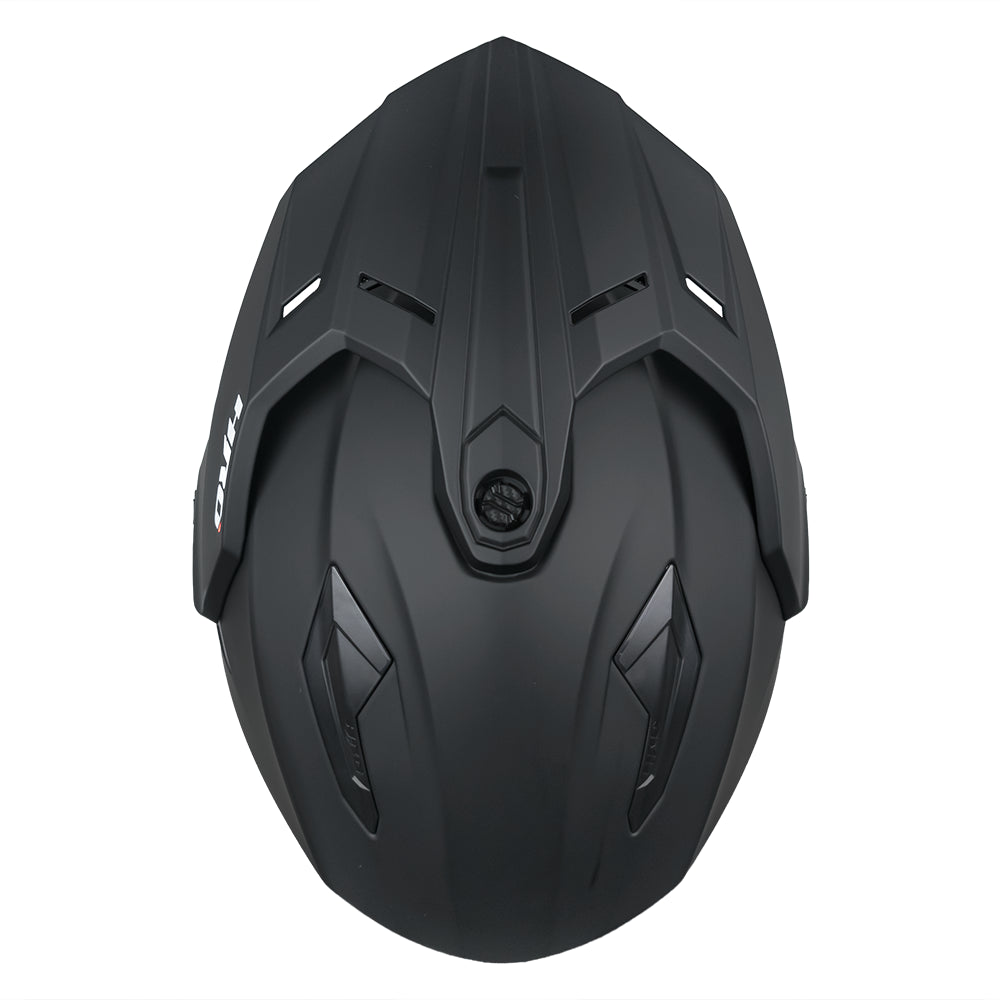 CASCO MX340 DV SOLIDO NEGRO MATE VISOR OSCURO SKU:HMX340SOMNEOS-#