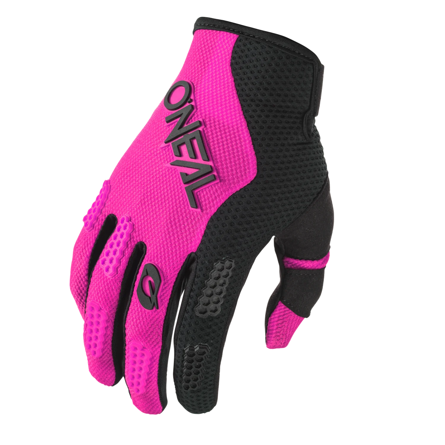 GUANTES ONEAL ELEMENT RACEWEAR V.24 NEGRO/ROSA | SKU: E032-7#