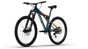 Bicicleta Benelli M23 3.0 PRO CARB 29 FS | BLUE ORANGE WHITE | SKU: BBM234PRCB29FORWHM
