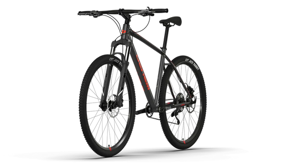 Bicicleta Benelli M23 1.0 PRO AL 29 | DARK GREY RED | SKU: BBM231ADAL29GRRD#