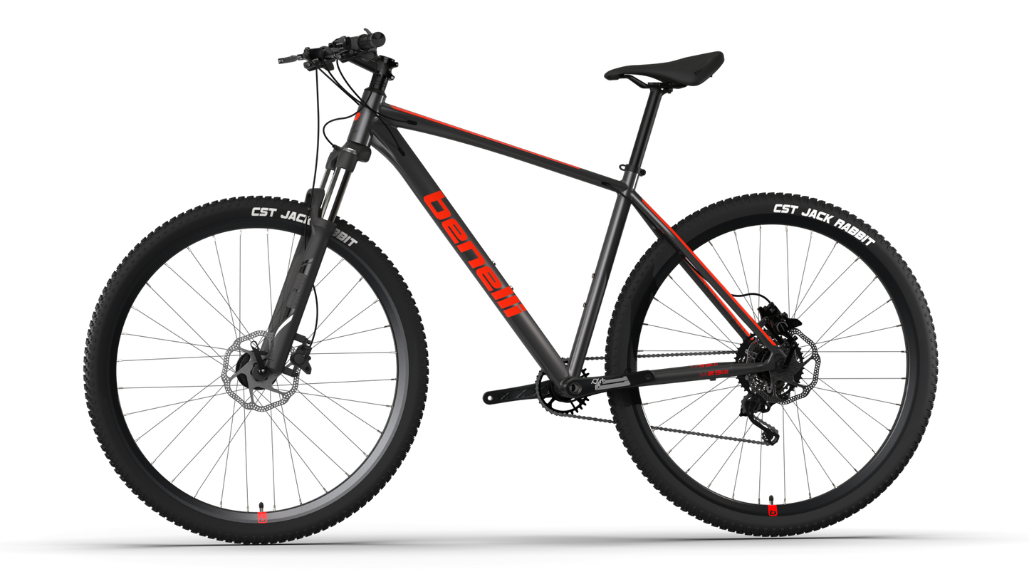 BICICLETA BENELLI M231.0 PRO AL 29 DARK GREY RED | SKU: BBM231ADAL29GRRD#