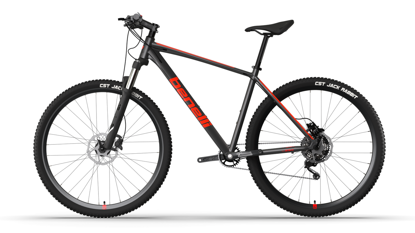BICICLETA BENELLI M231.0 PRO AL 29 DARK GREY RED | SKU: BBM231ADAL29GRRD#